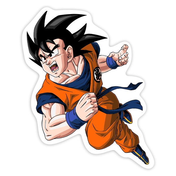 Car & Motorbike Stickers: Goku in Flight
