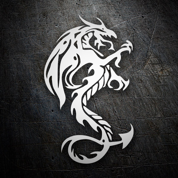 Tribal Dragon Hood Decal 2/2