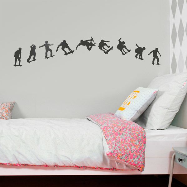 Wall Stickers: Evolution Skate Flip