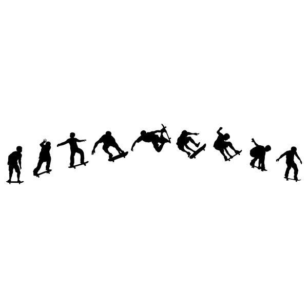 Wall Stickers: Evolution Skate Flip