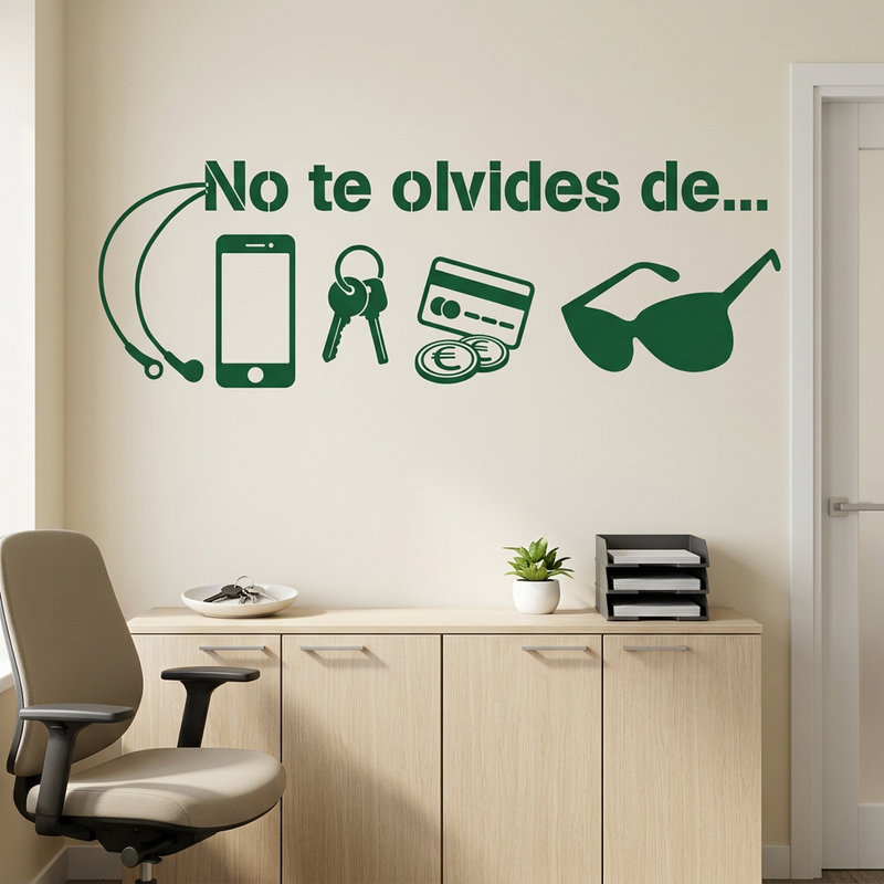 Wall Stickers: No te olvides de...