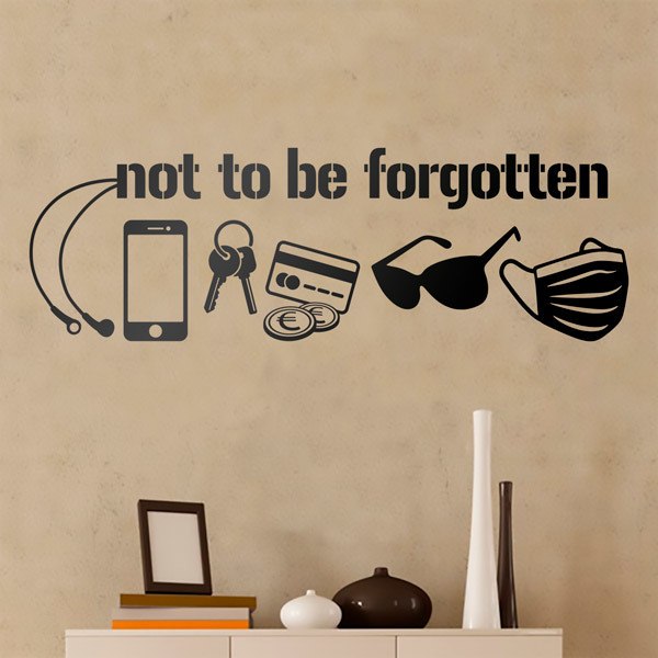 Wall Stickers: Catching before you leave home