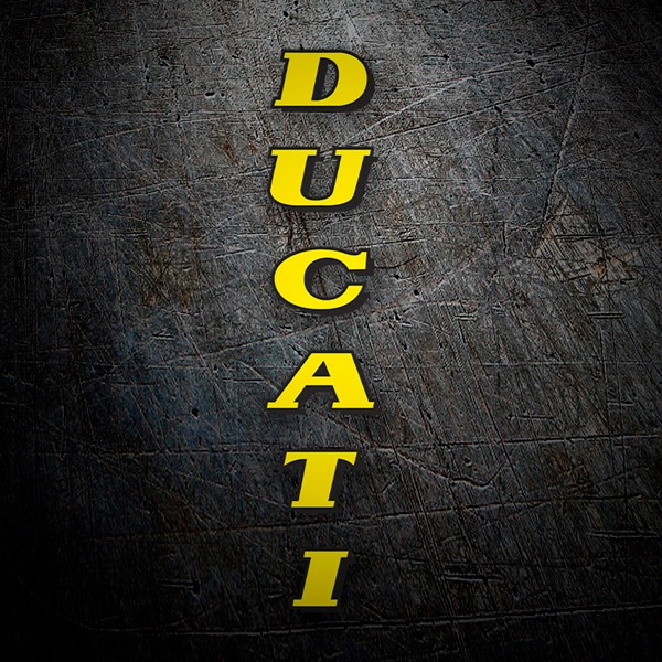 Car & Motorbike Stickers: Ducati vertical