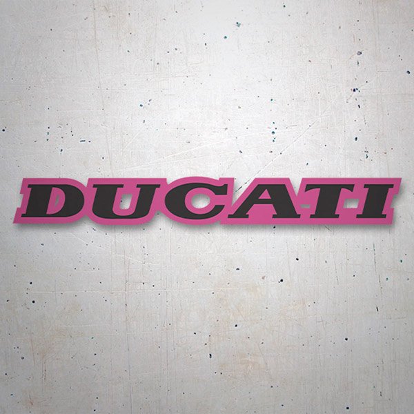 Car & Motorbike Stickers: Ducati black and purple