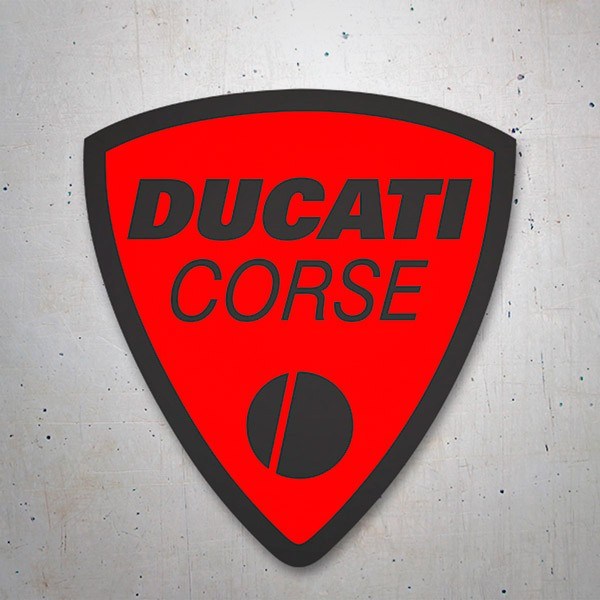 Car & Motorbike Stickers: Ducati corse red