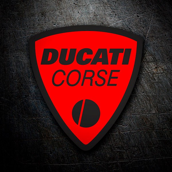 Car & Motorbike Stickers: Ducati corse red