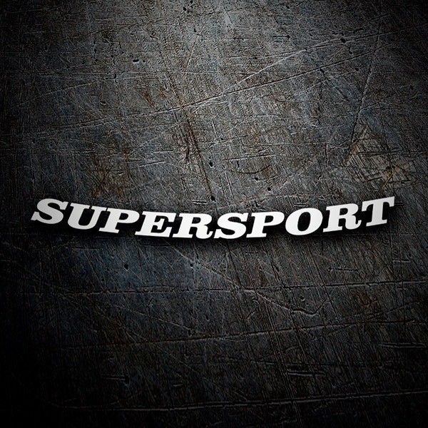 Car & Motorbike Stickers: Supersport