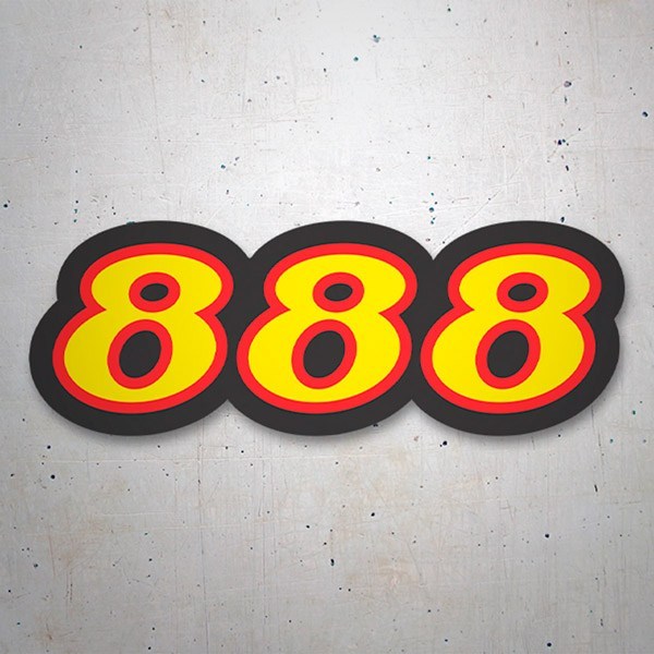 Car & Motorbike Stickers: Ducati 888