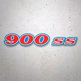 Car & Motorbike Stickers: Ducati 900 ss 3