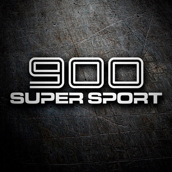 Car & Motorbike Stickers: Ducati 900 Super Sport