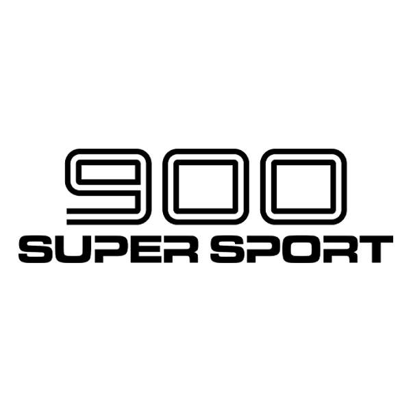 Car & Motorbike Stickers: Ducati 900 Super Sport