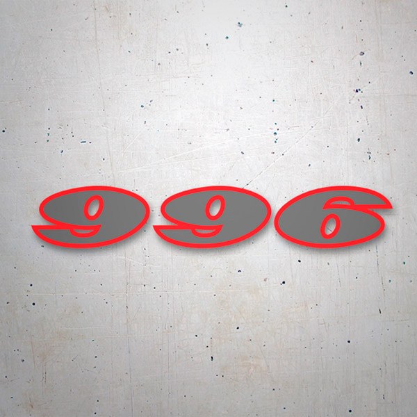 Car & Motorbike Stickers: Ducati multi 996