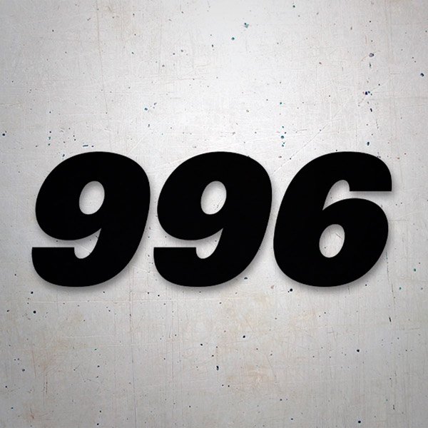 Car & Motorbike Stickers: Ducati Model 996