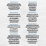 Car & Motorbike Stickers: Kit Name labels flamenco with glasses 4