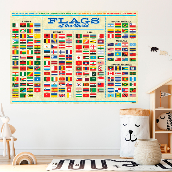 Wall Stickers: Flags of the World 1
