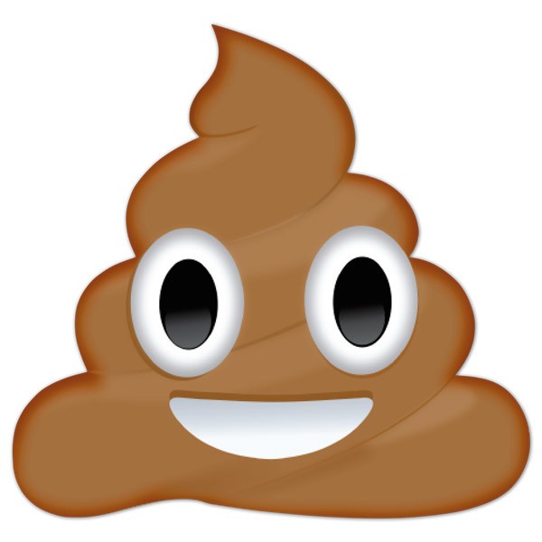 Wall Stickers: Pile of poo with eyes
