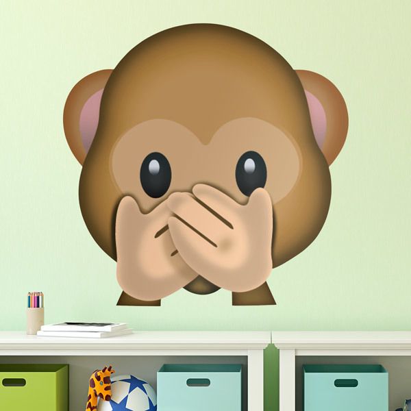 Wall Stickers: Speak-No-Evil Monkey