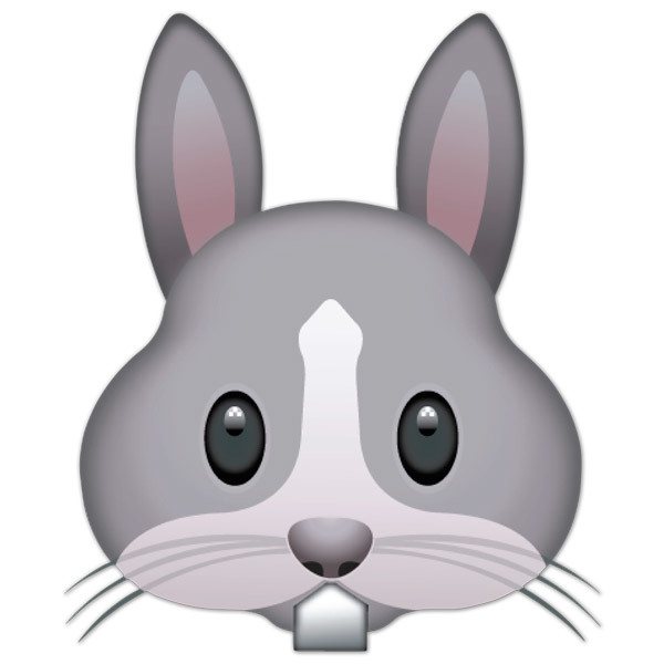 Wall Stickers: Rabbit Face