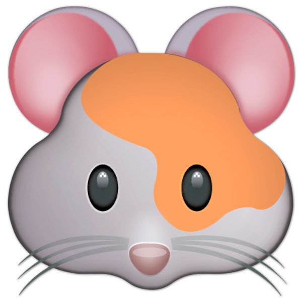 Wall Stickers: Hamster Face