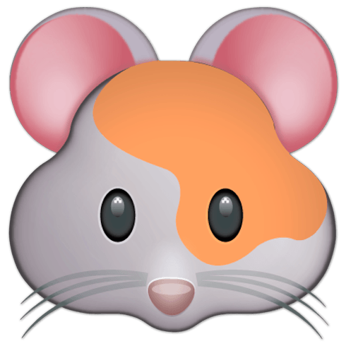 Wall Stickers: Hamster Face