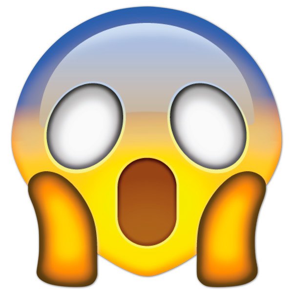 Screaming Face Emoji