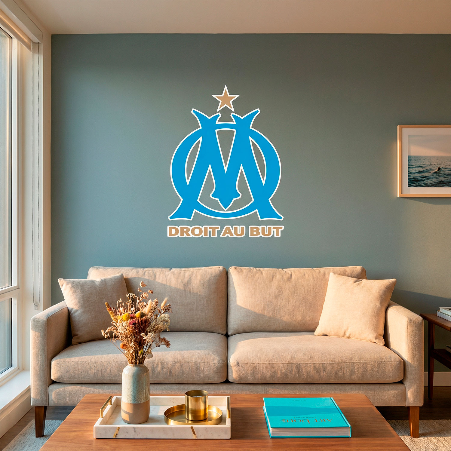 Wall Stickers: Olympique de Marseille Coat of Arms