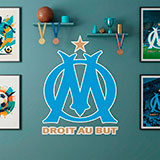 Wall Stickers: Olympique de Marseille Coat of Arms 19