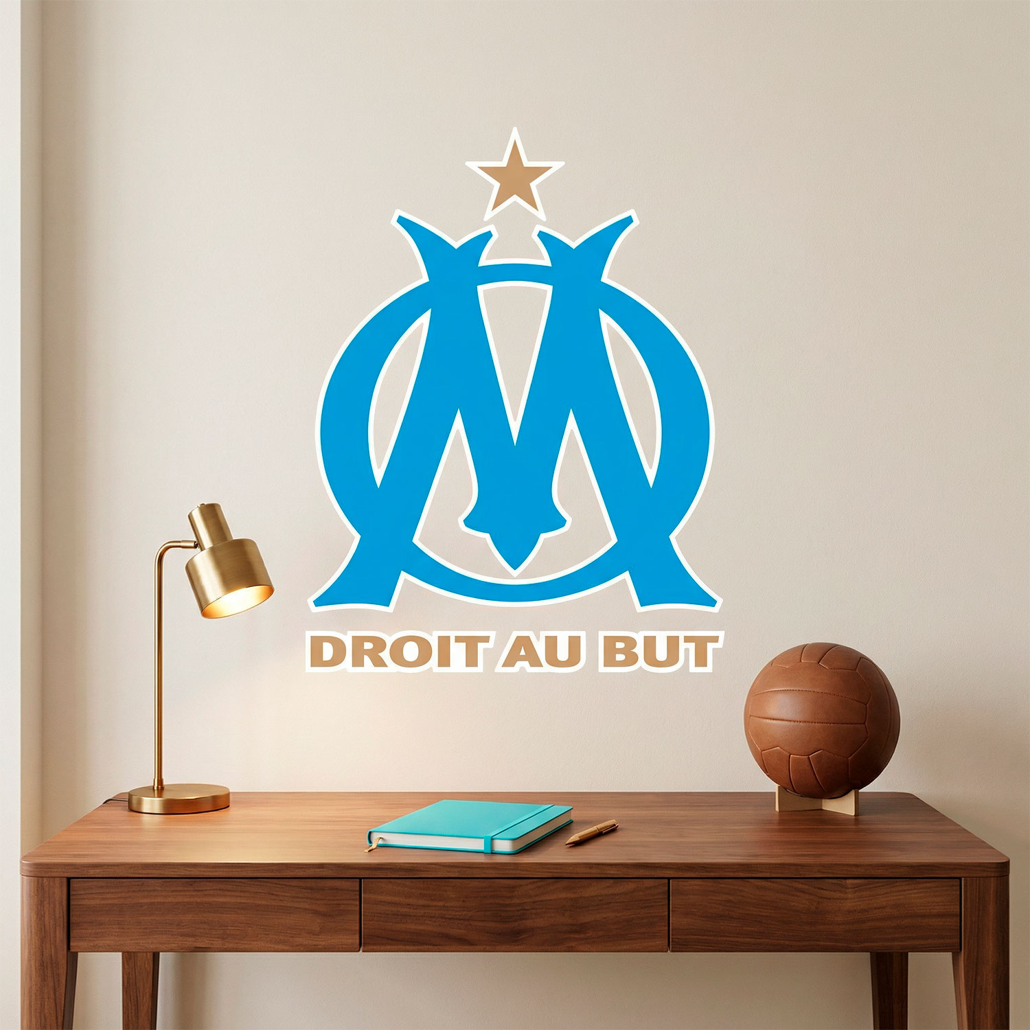 Wall Stickers: Olympique de Marseille Coat of Arms