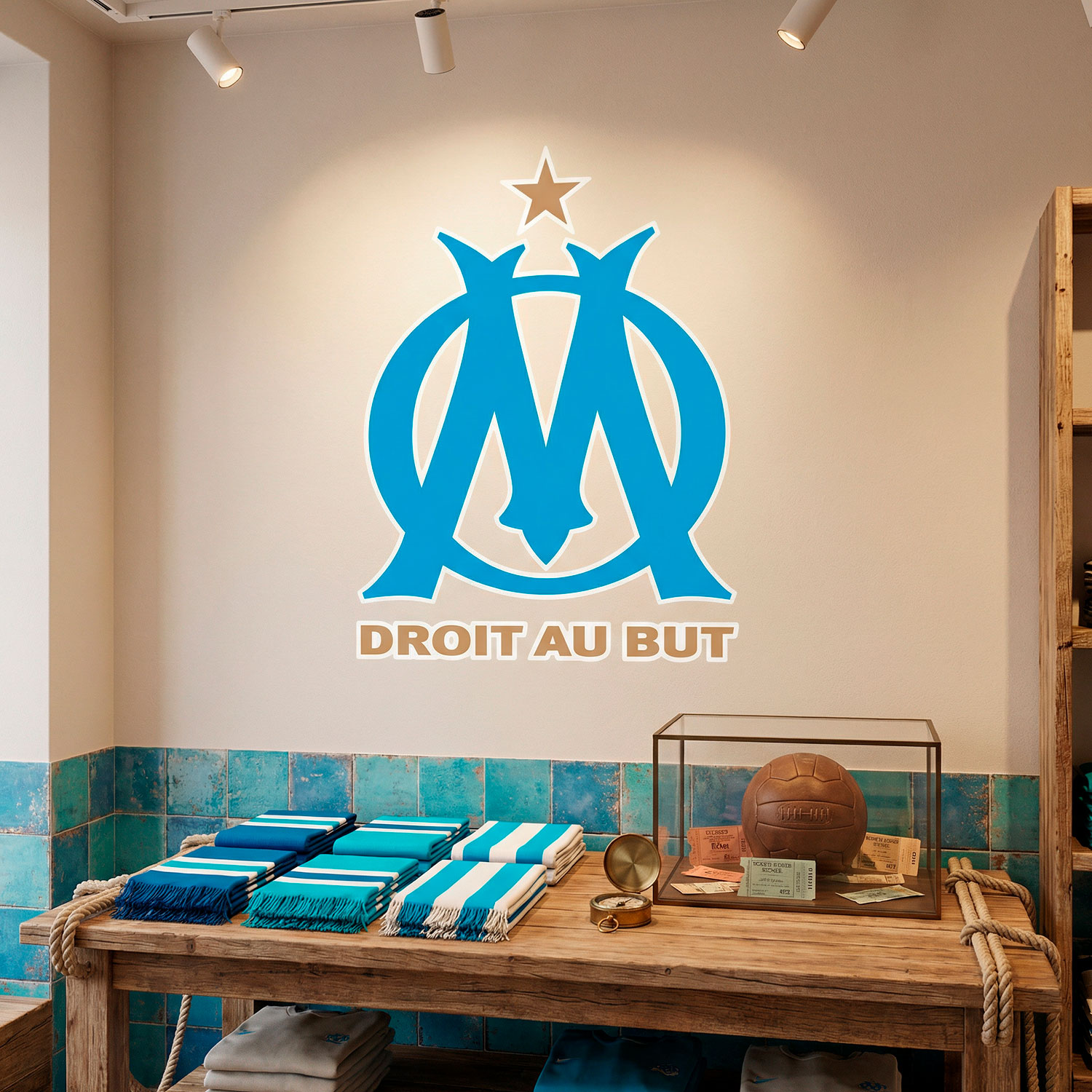 Wall Stickers: Olympique de Marseille Coat of Arms