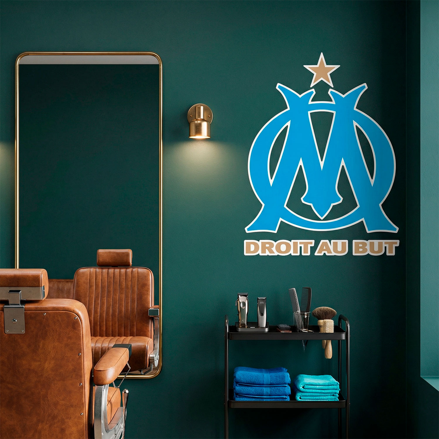 Wall Stickers: Olympique de Marseille Coat of Arms