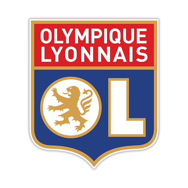 Wall Stickers: Olympique Lyonnais Coat of Arms