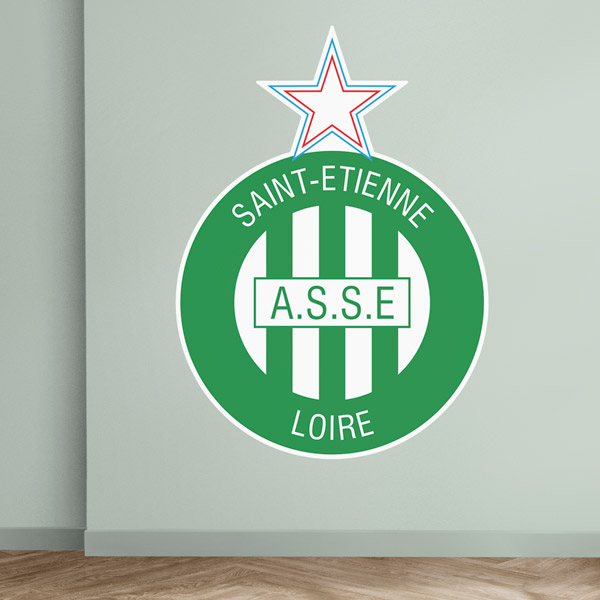 Wall Stickers: Coat of Arms Saint-Etienne 1
