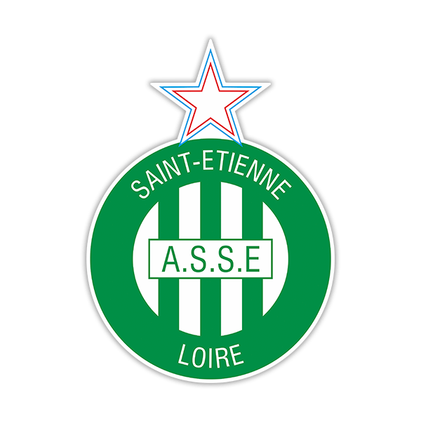 Wall Stickers: Coat of Arms Saint-Etienne 0