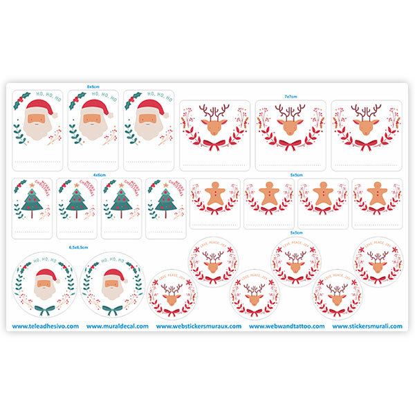 Car & Motorbike Stickers: Santa Claus Label Kit