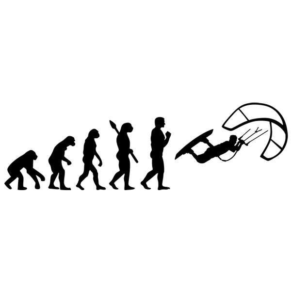Wall Stickers: Kitesurf jumping evolution