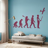 Wall Stickers: RC Aircraft evolution 2