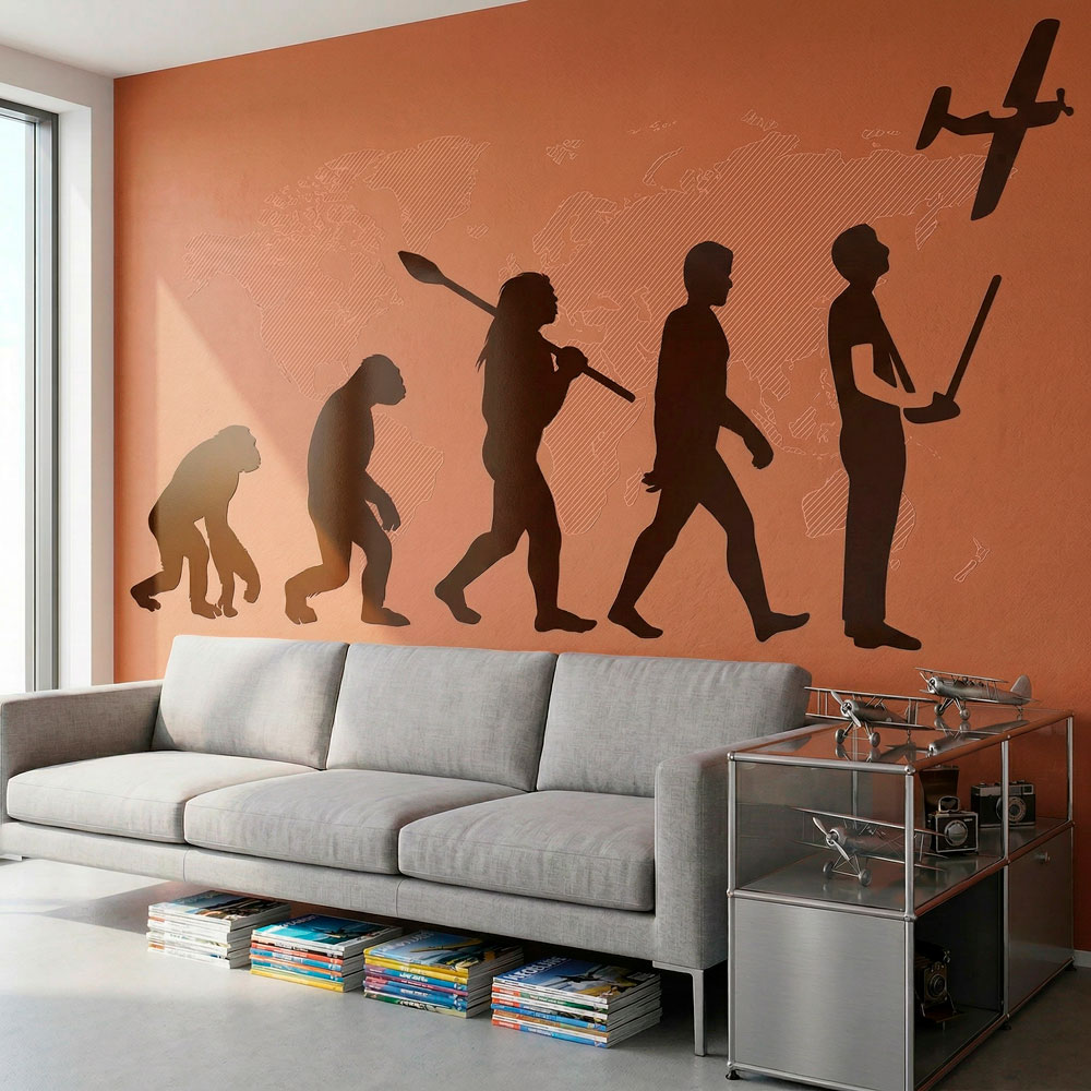 Wall Stickers: RC Aircraft evolution