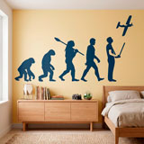 Wall Stickers: RC Aircraft evolution 5