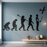 Wall Stickers: RC Aircraft evolution 8