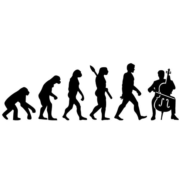 Wall Stickers: Violoncello evolution