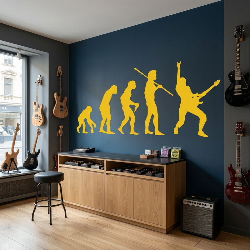 Wall Stickers: Rock Evolution