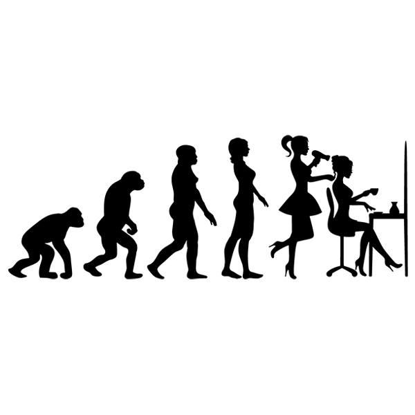 Wall Stickers: Evolution of the beauty salon
