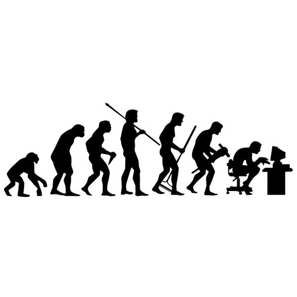 Wall Stickers: Programmer evolution