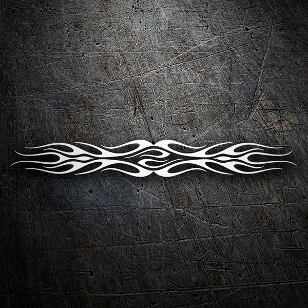 Car & Motorbike Stickers: Flaming Tribal