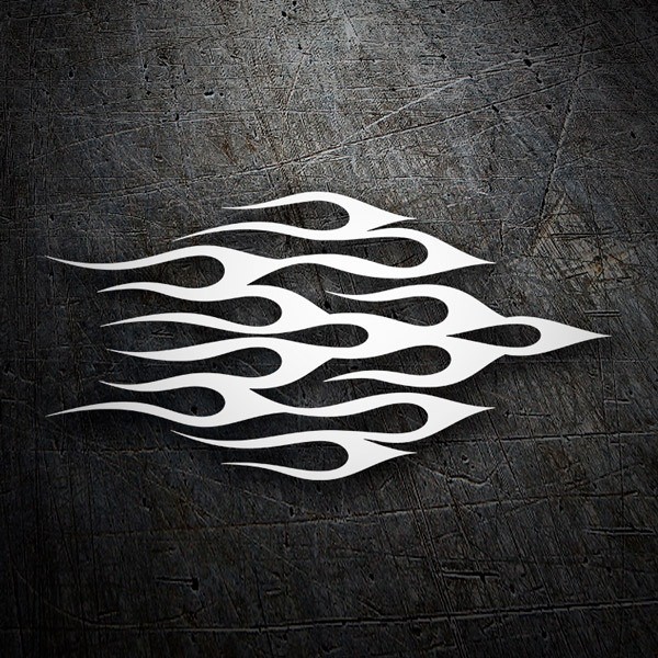 Car & Motorbike Stickers: Flames