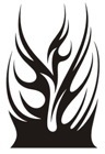 Car & Motorbike Stickers: Flames