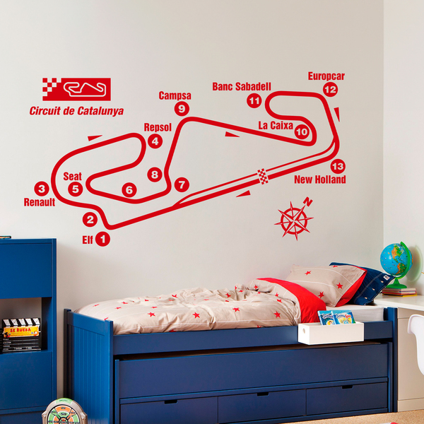 Wall Stickers: Circuit of Catalonia