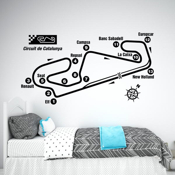 Wall Stickers: Circuit of Catalonia