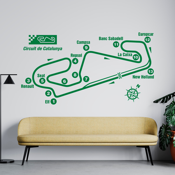 Wall Stickers: Circuit of Catalonia