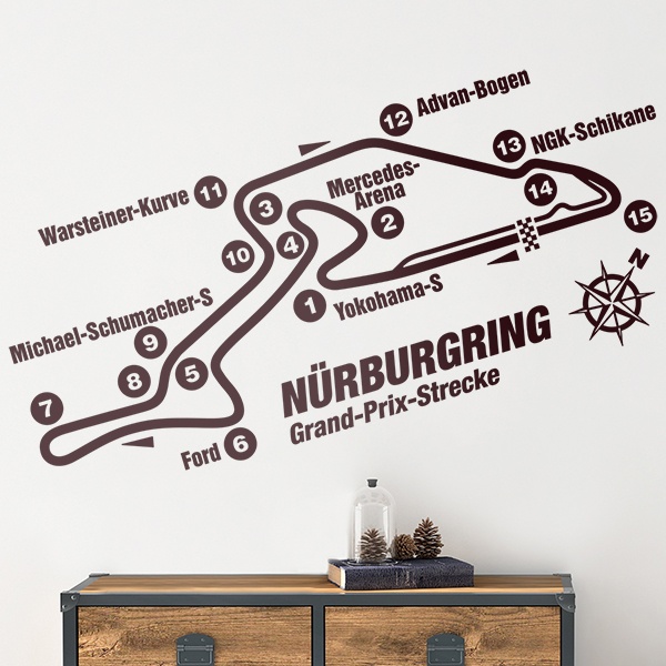Wall Stickers: Nurburgring Circuit